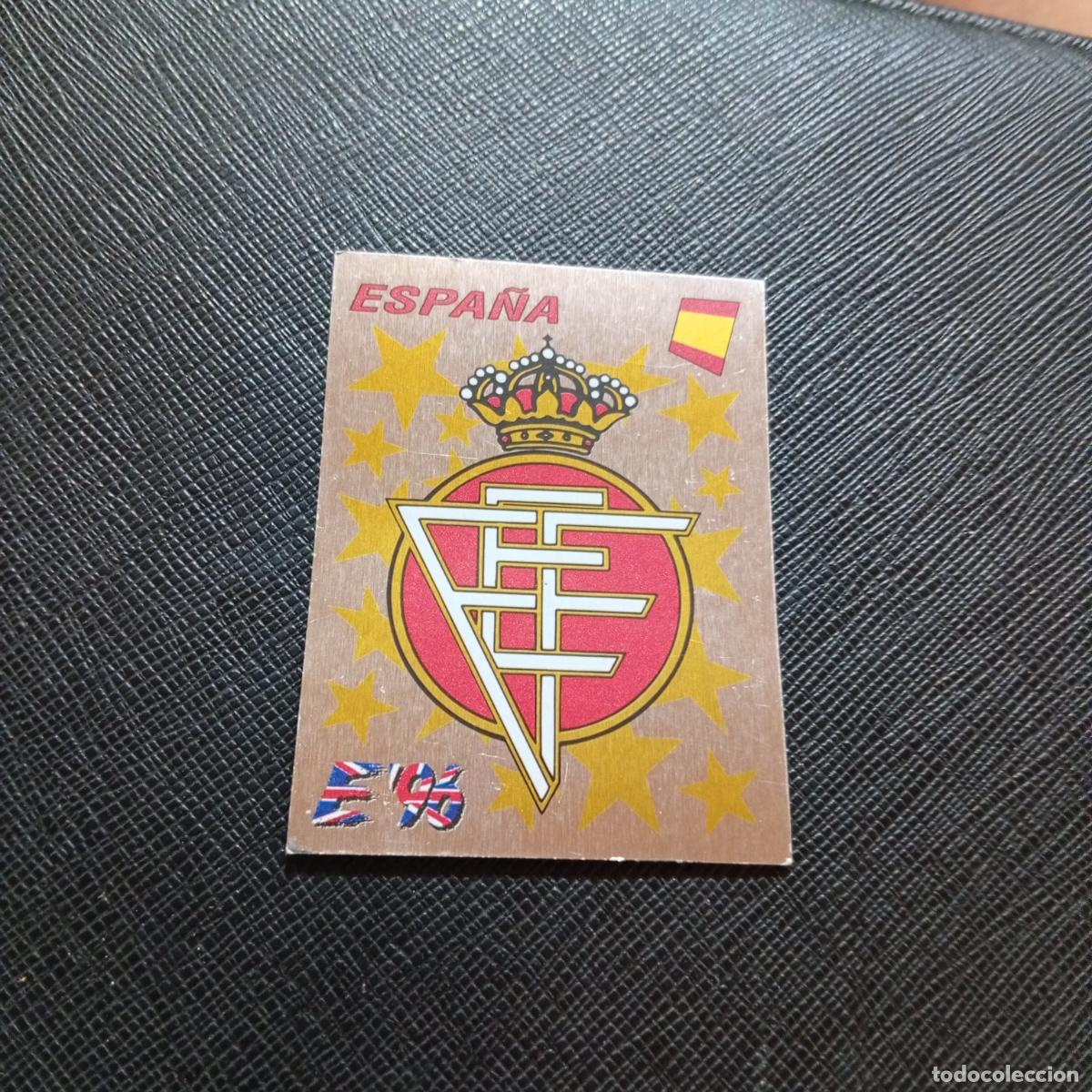 Cromos de F&uacute;tbol: 115 ESCUDO ESPA&Ntilde;A PANINI 1996 EUROCOPA INGLATERRA EURO 96 - SIN PEGAR - A51 PG33