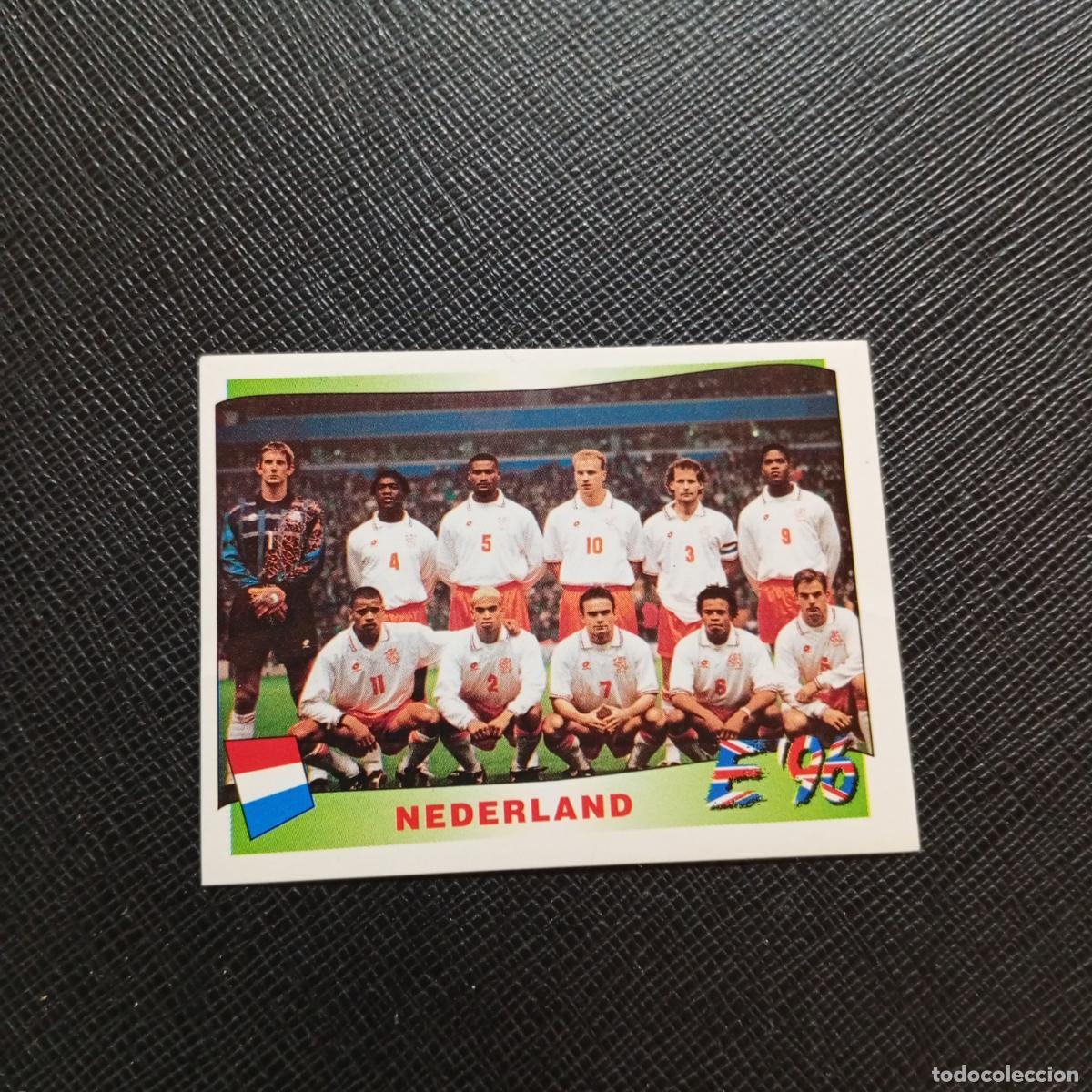 Cromos de F&uacute;tbol: 76 ALINEACION HOLANDA PANINI 1996 EUROCOPA INGLATERRA EURO 96 - SIN PEGAR - A51 PG35