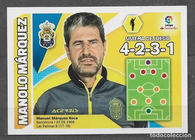 Cromos de F&uacute;tbol: Liga este 2017/18 - Manolo M&aacute;rquez - N&ordm; 24 - U.D Las Palmas