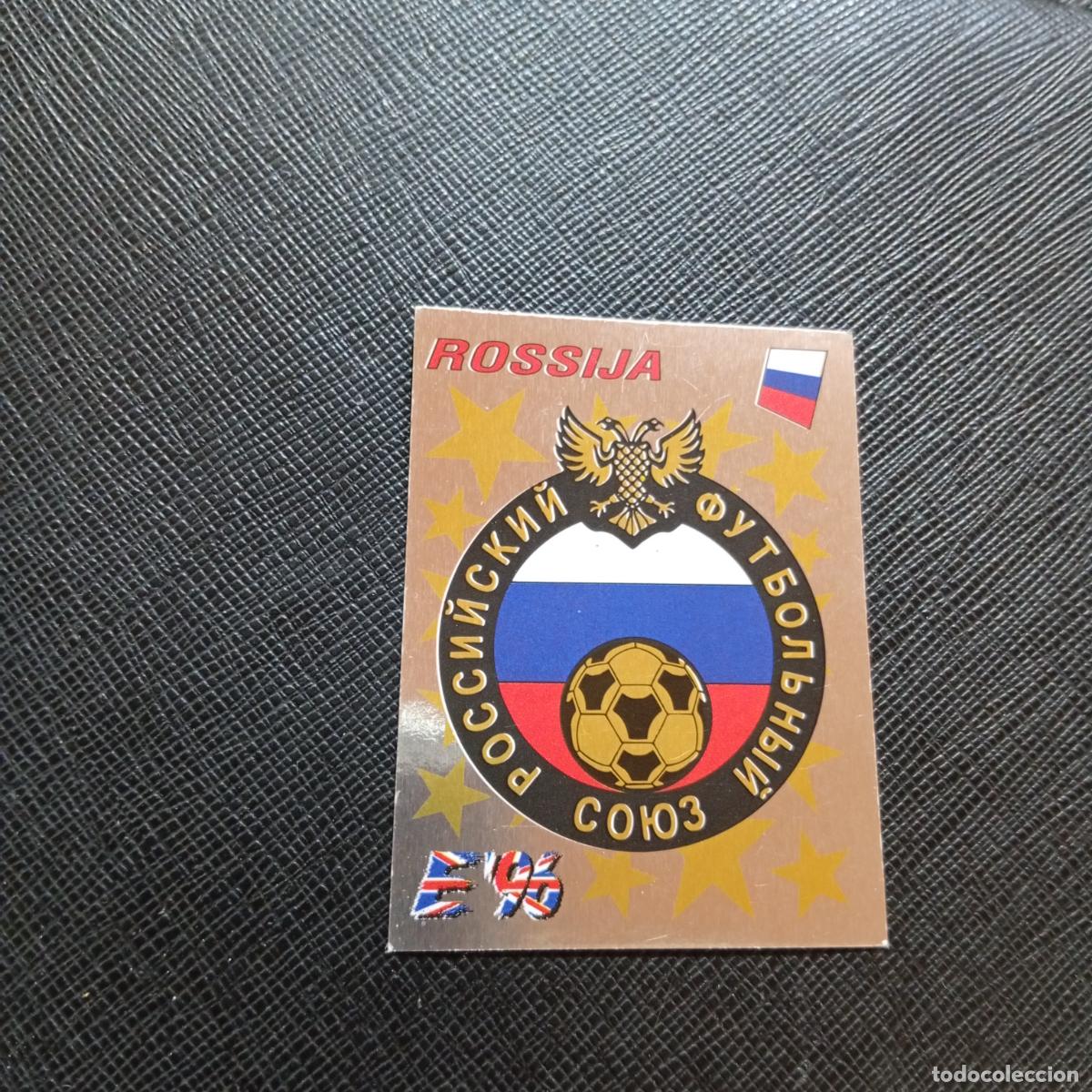 Cromos de F&uacute;tbol: 255 ESCUDO RUSIA PANINI 1996 EUROCOPA INGLATERRA EURO 96 - SIN PEGAR - A51 PG42