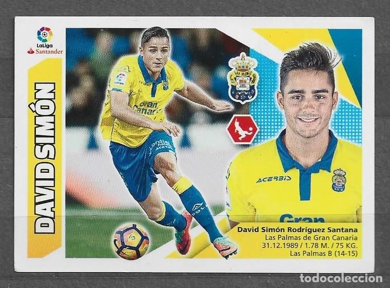 Cromos de F&uacute;tbol: Liga este 2017/18 - David Sim&oacute;n - N&ordm; 3b - U.D Las Palmas