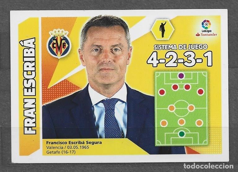 Cromos de F&uacute;tbol: Liga este 2017/18 - Fran Escrib&aacute; - N&ordm; 40 - Villarreal C.F.