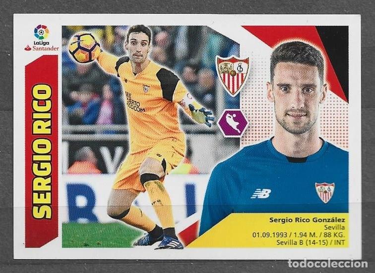 Fu&szlig;ball-Sticker: Liga este 2017/18 - Sergio Rico - N&ordm; 1 - Sevilla F.C.
