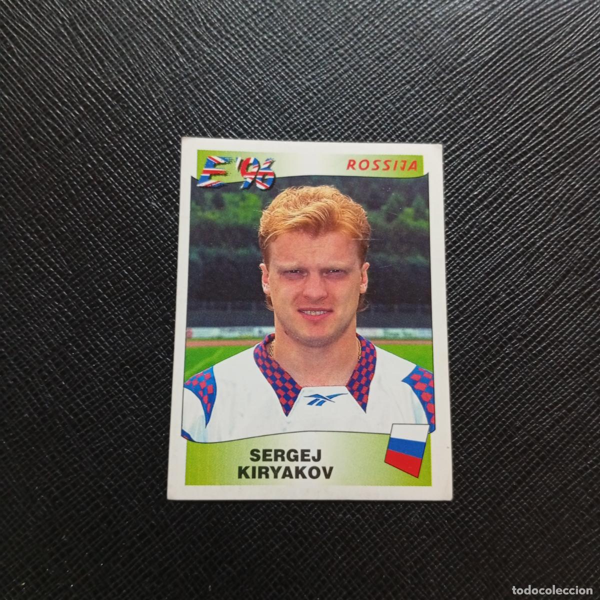 Fu&szlig;ball-Sticker: 272 SERGEJ KIRYAKOV RUSIA PANINI 1996 EUROCOPA INGLATERRA EURO 96 - SIN PEGAR - A51 PG46