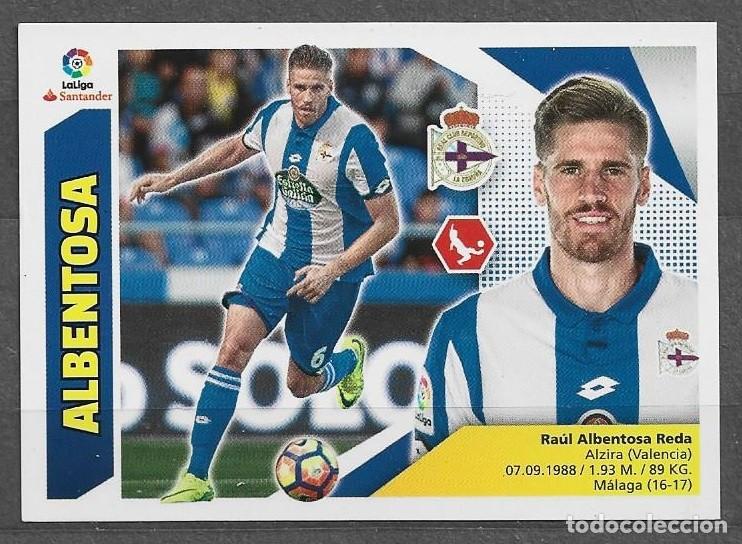 Cromos de F&uacute;tbol: Liga este 2017/18 - Albentosa - N&ordm; 6 - R.C. Deportivo