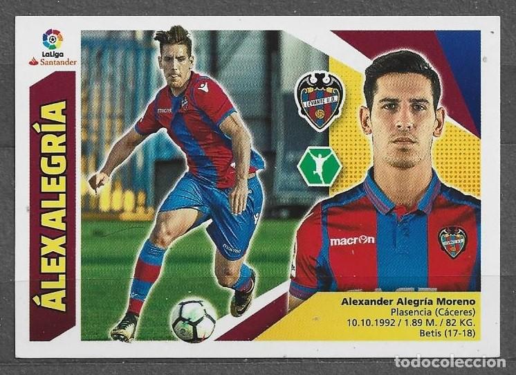 Cromos de F&uacute;tbol: Liga este 2017/18 - &Aacute;lex Alegr&iacute;a - N&ordm; 16 - Levante U.D.