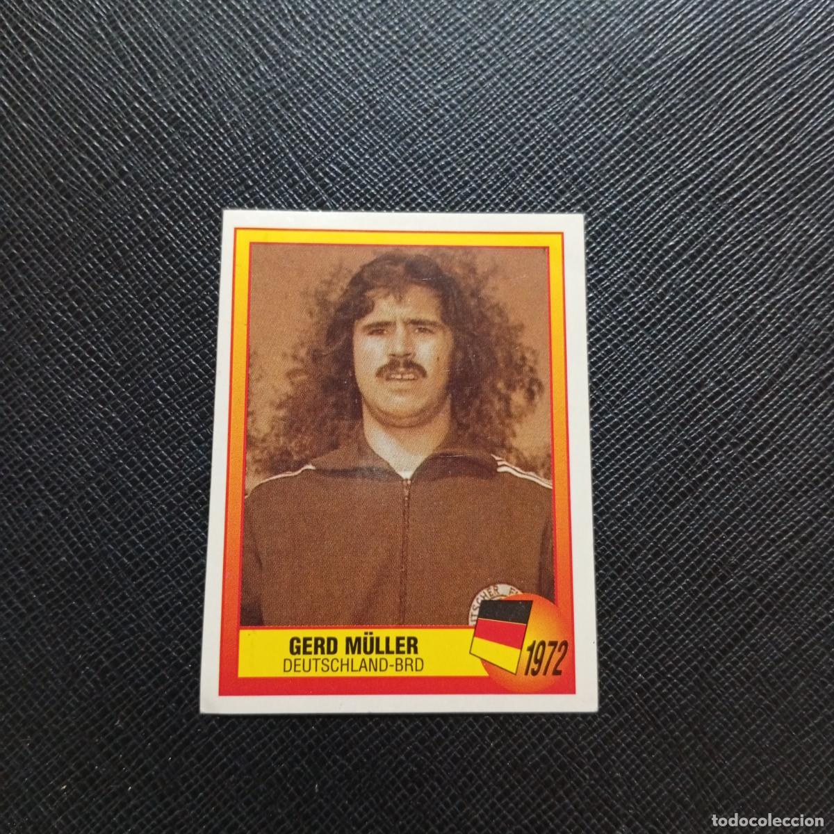 Cromos de F&uacute;tbol: 7 GERD MULLER ALEMANIA 1972 PANINI 1996 EUROCOPA INGLATERRA EURO 96 - SIN PEGAR - A51 PG48