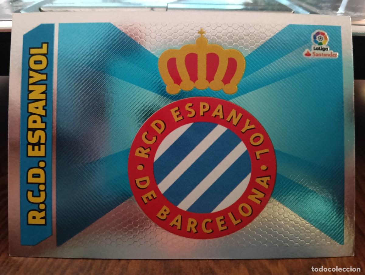 Cromos de F&uacute;tbol: Liga este 2017/18 - Escudo - N&ordm; 17 - R.C.D. Espa&ntilde;ol