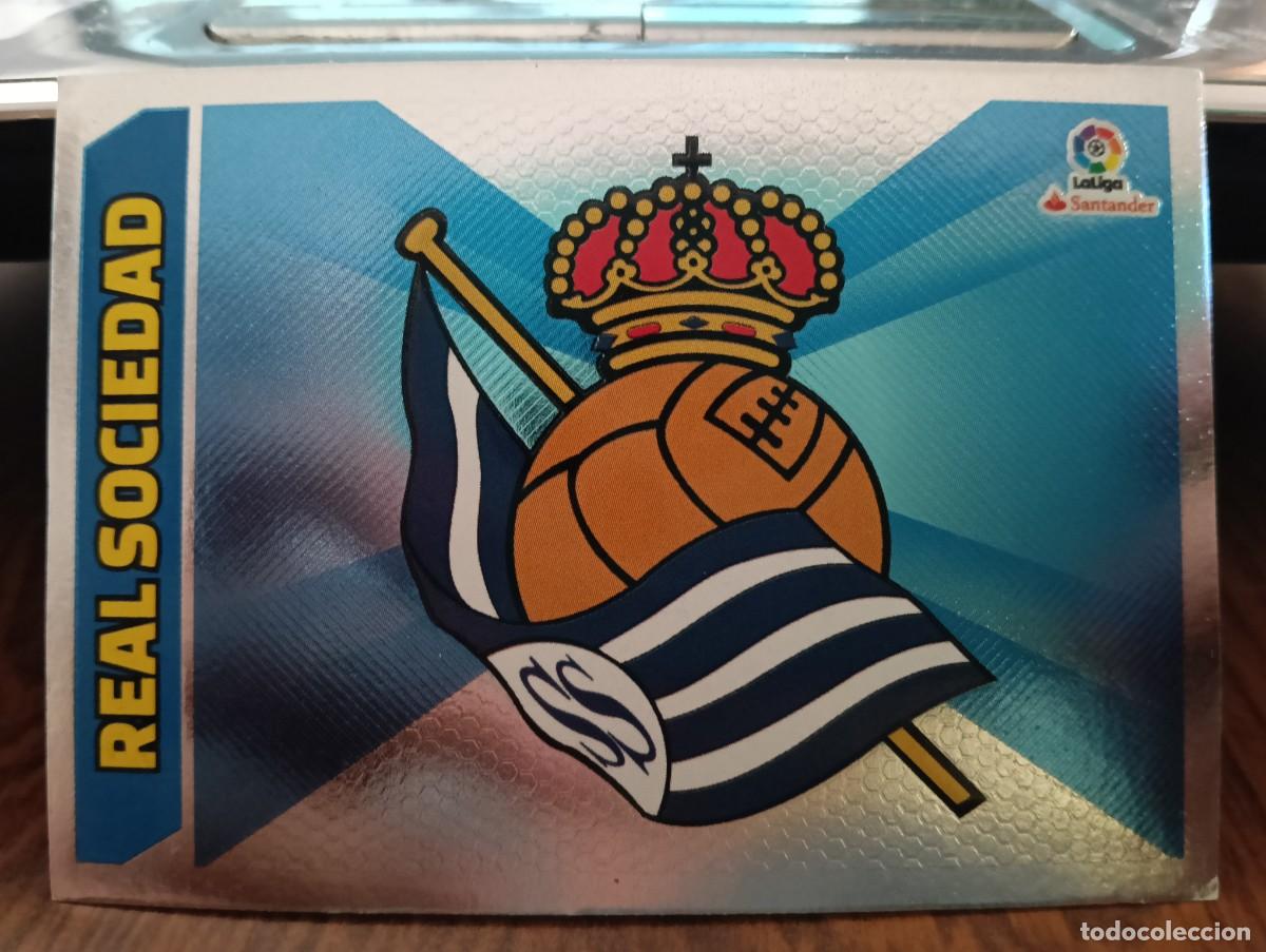 Cromos de F&uacute;tbol: Liga este 2017/18 - Escudo - N&ordm; 33 - Real Sociedad