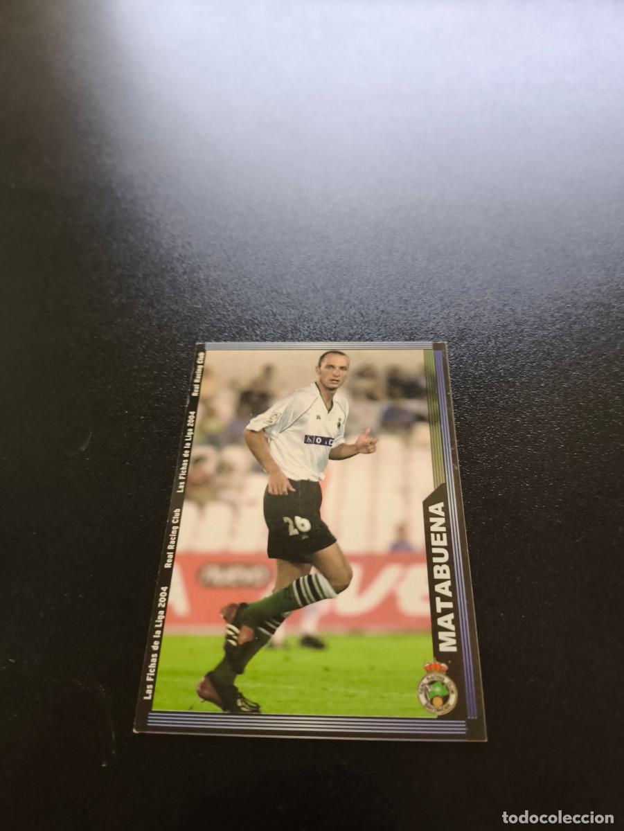 Cromos de F&uacute;tbol: 417 Matabuena RACING DE SANTANDER MUNDICROMO LIGA 2003 2004 03 04 NO PANINI ESTE CROMO CARD