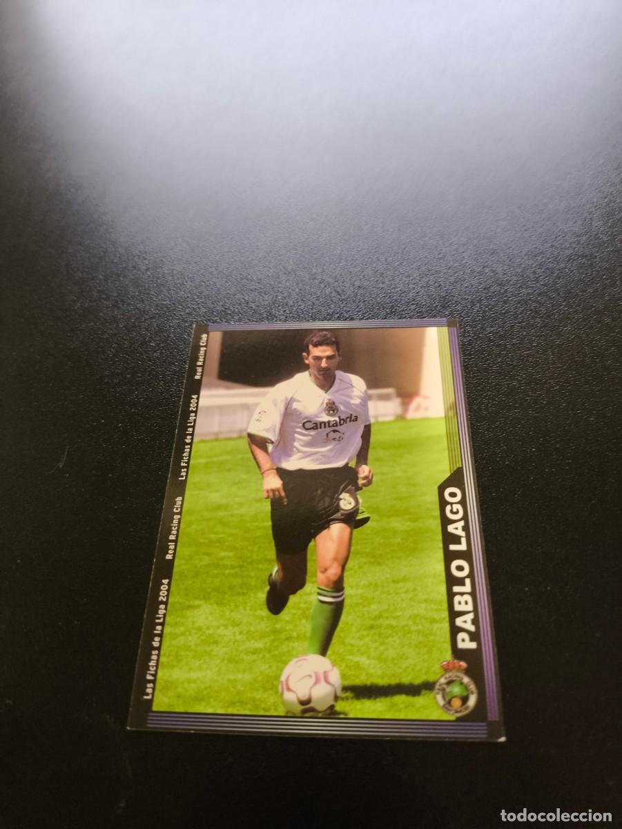 Cromos de F&uacute;tbol: 419 Pablo Lago RACING DE SANTANDER MUNDICROMO LIGA 2003 2004 03 04 NO PANINI ESTE CROMO CARD