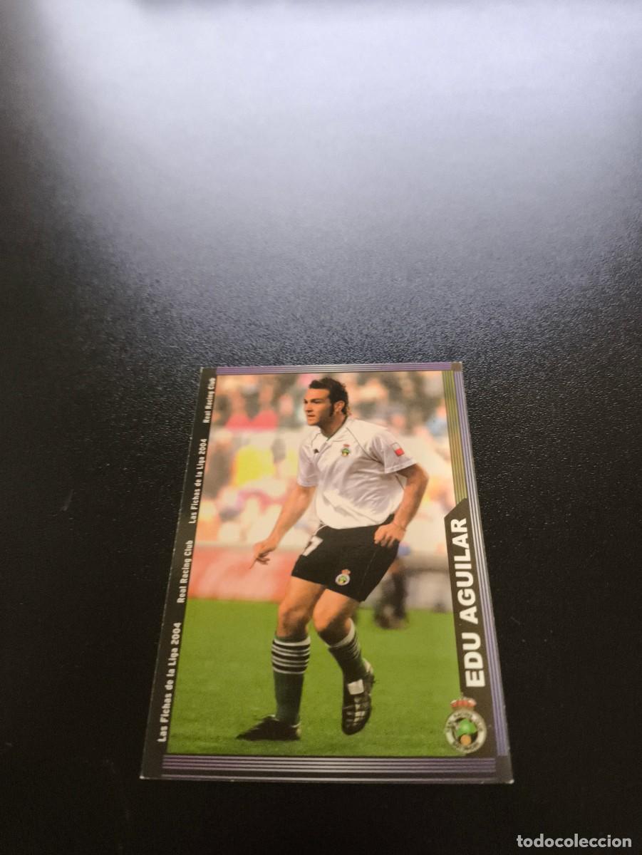 Cromos de F&uacute;tbol: 422 Edu Aguilar RACING DE SANTANDER MUNDICROMO LIGA 2003 2004 03 04 NO PANINI ESTE CROMO CARD