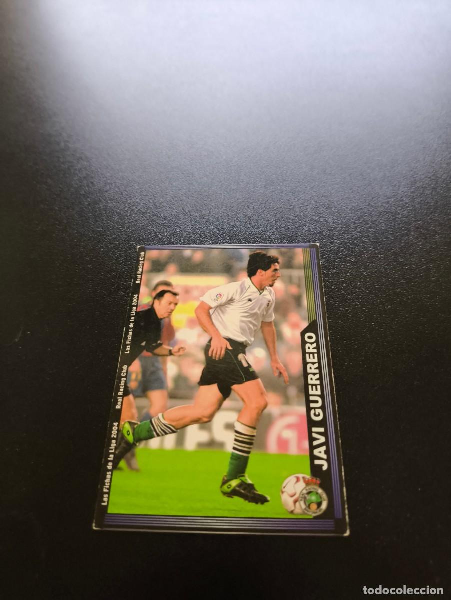 Football Stickers: 427 Javi Guerrero RACING DE SANTANDER MUNDICROMO LIGA 2003 2004 03 04 NO PANINI ESTE CROMO CARD