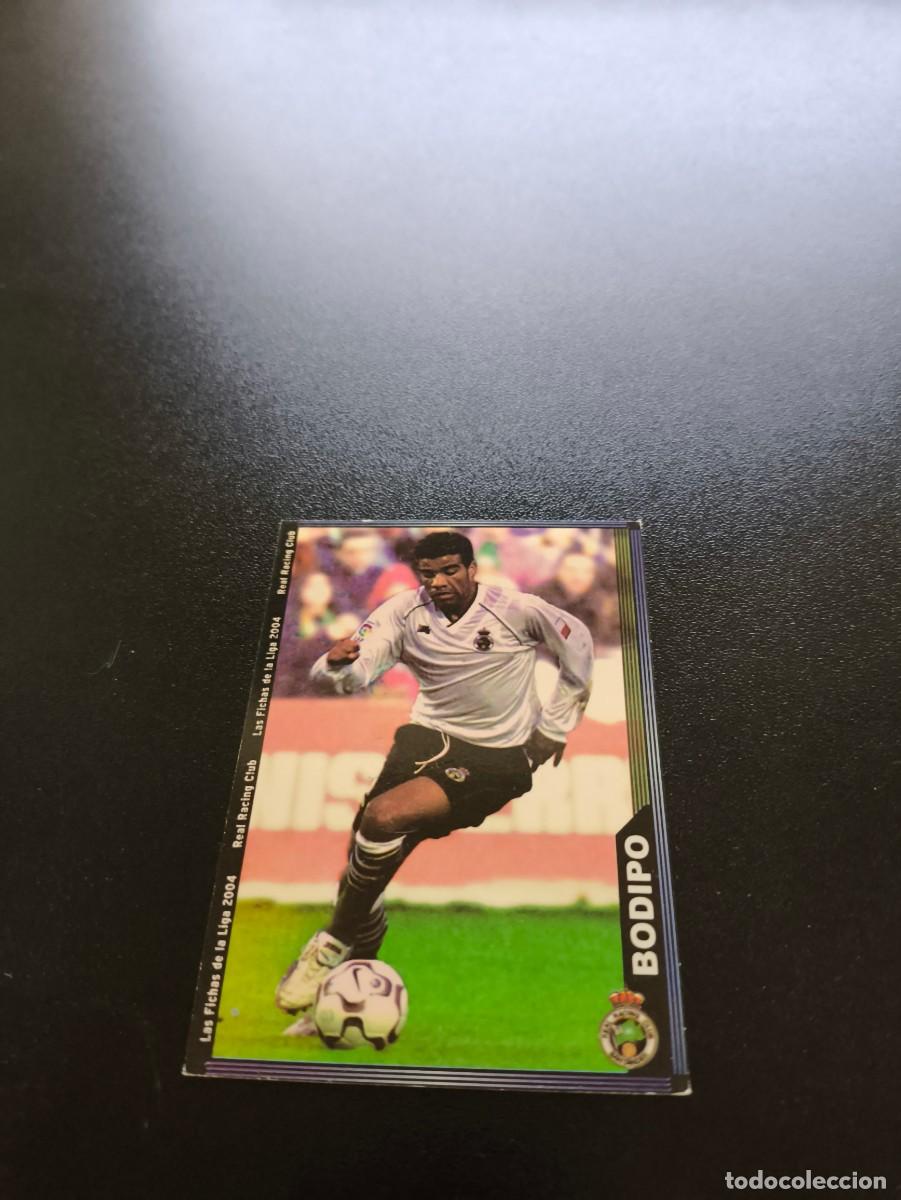 Football Stickers: 428 Bodipo RACING DE SANTANDER MUNDICROMO LIGA 2003 2004 03 04 NO PANINI ESTE CROMO CARD