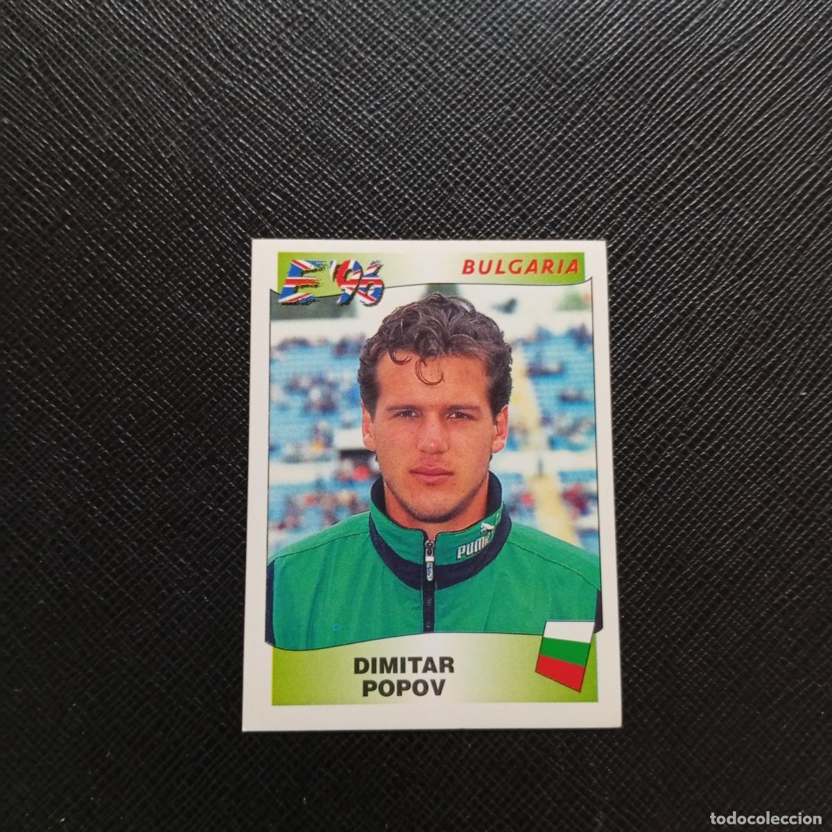 Football Stickers: 154 DIMITAR POPOV BULGARIA PANINI 1996 EUROCOPA INGLATERRA EURO 96 - SIN PEGAR - A51 PG53