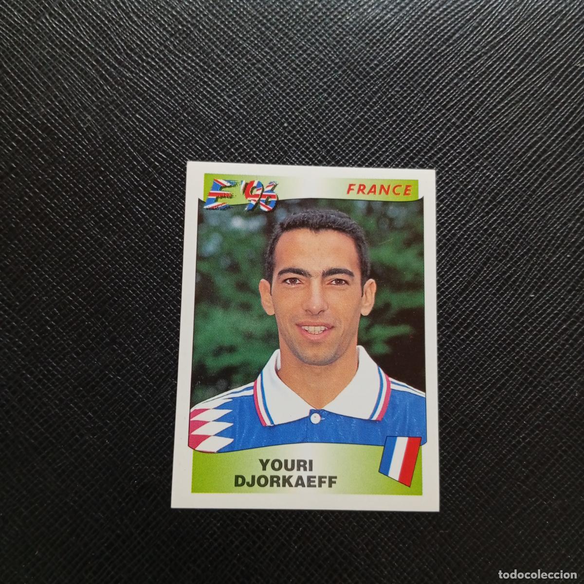 Cromos de F&uacute;tbol: 189 YOURI DJORKAEFF FRANCIA PANINI 1996 EUROCOPA INGLATERRA EURO 96 - SIN PEGAR - A10 PG10