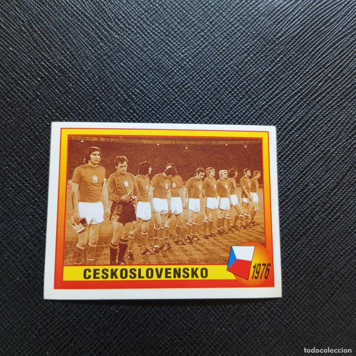Cromos de F&uacute;tbol: 9 ALINEACION CHECOSLOVAQUIA 1976 PANINI 1996 EUROCOPA INGLATERRA EURO 96 - SIN PEGAR - A10 PG55