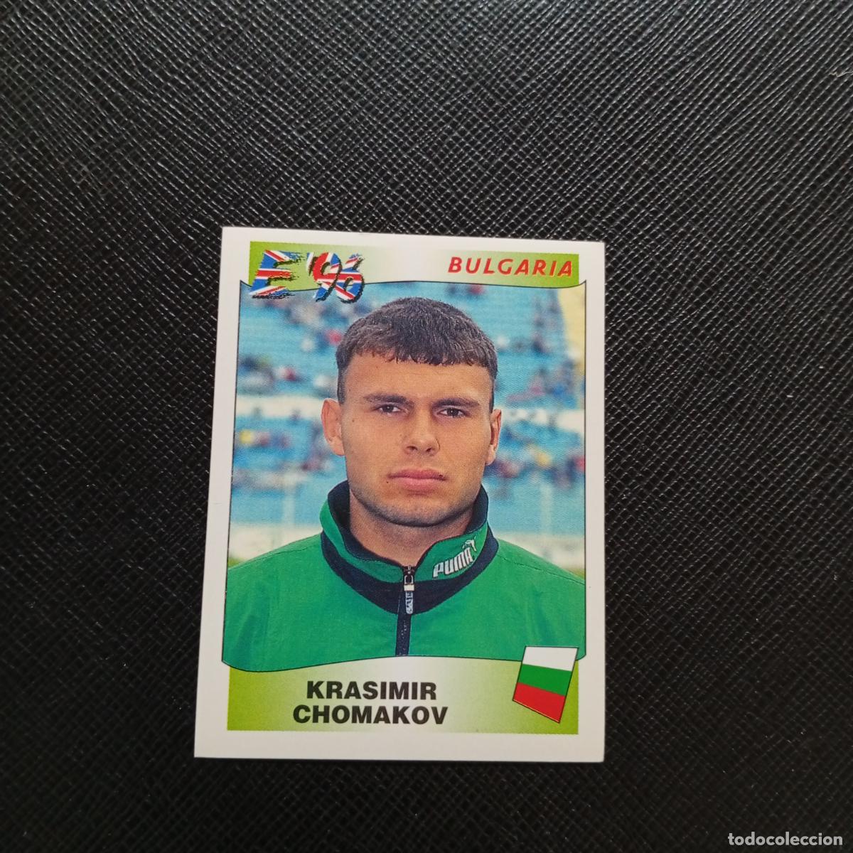 Cromos de F&uacute;tbol: 142 KRASIMIR CHOMAKOV BULGARIA PANINI 1996 EUROCOPA INGLATERRA EURO 96 - SIN PEGAR - A10 PG154