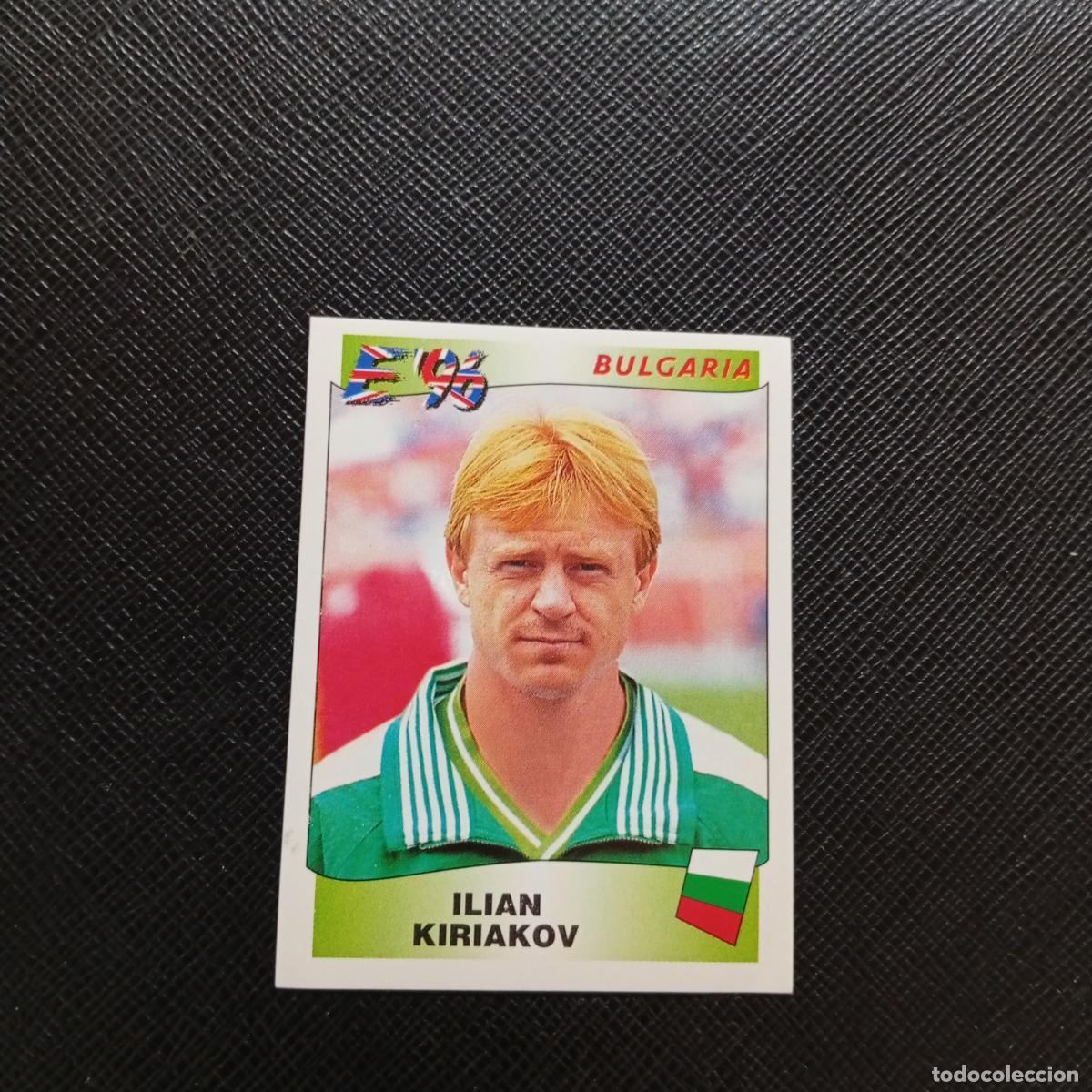 Cromos de F&uacute;tbol: 144 ILIAN KIRIAKOV BULGARIA PANINI 1996 EUROCOPA INGLATERRA EURO 96 - SIN PEGAR - A10 PG172