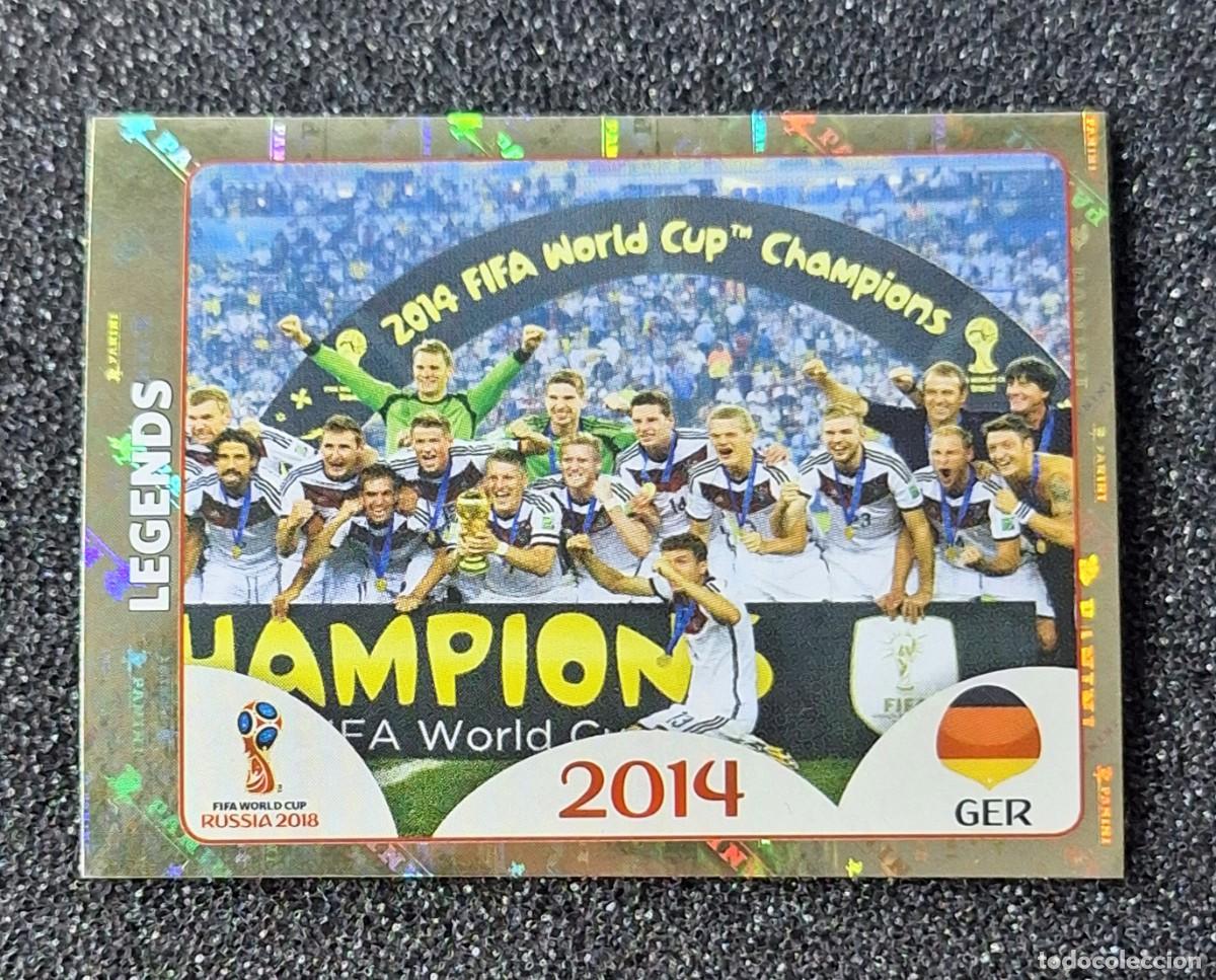 Cromos de Futebol: Germany Alemania Legends Champions Panini Sticker 2018 World Cup #661