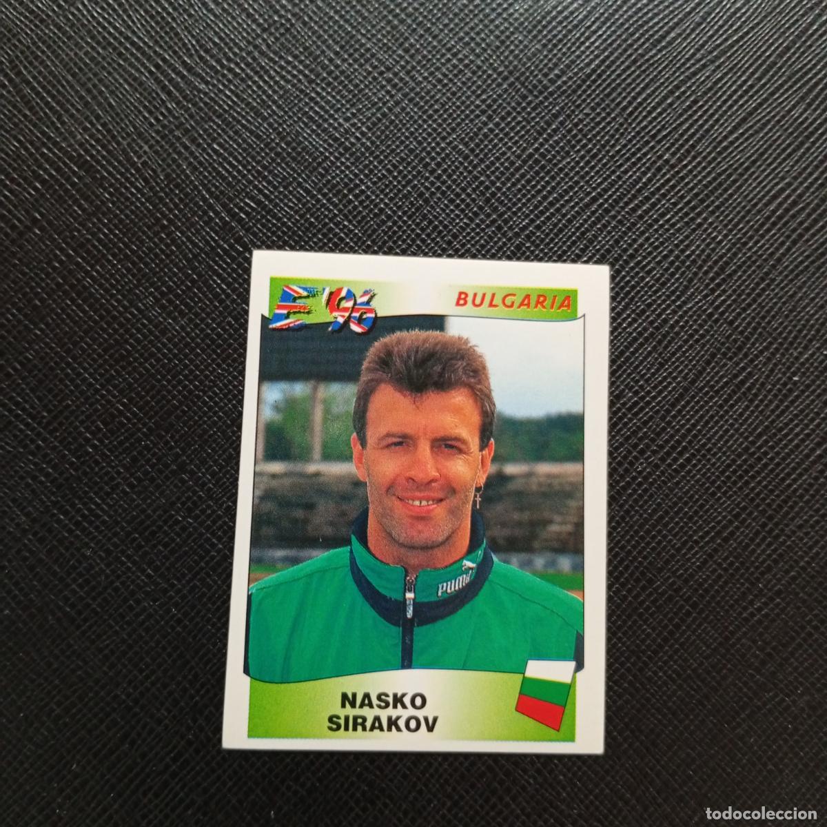 Cromos de Futebol: 153 NASKO SIRAKOV BULGARIA PANINI 1996 EUROCOPA INGLATERRA EURO 96 - SIN PEGAR - A10 PG181