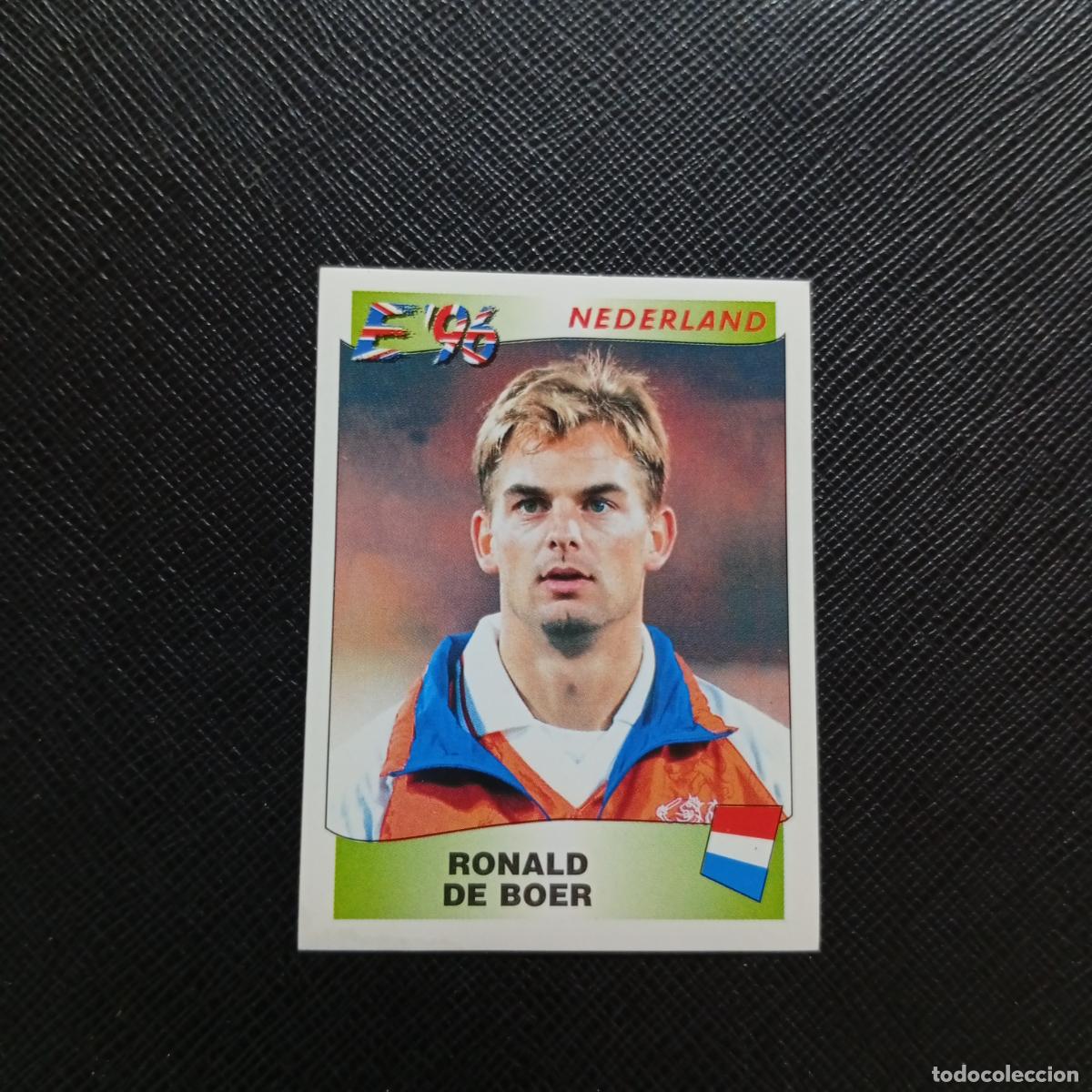 Cromos de Futebol: 85 RONALD DE BOER HOLANDA PANINI 1996 EUROCOPA INGLATERRA EURO 96 - SIN PEGAR - A10 PG199