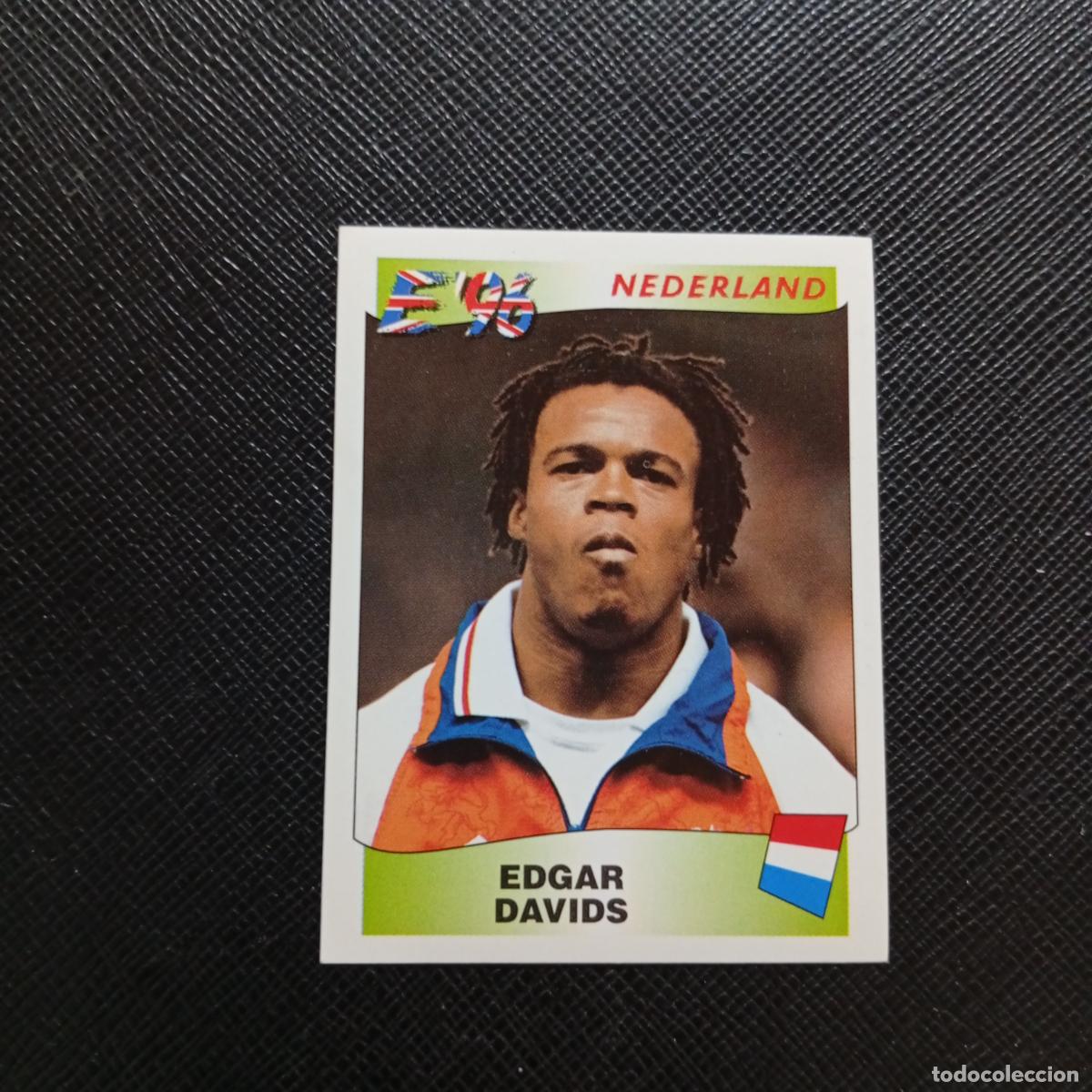 Football Stickers: 86 EDGR DAVIDS HOLANDA PANINI 1996 EUROCOPA INGLATERRA EURO 96 - SIN PEGAR - A10 PG199