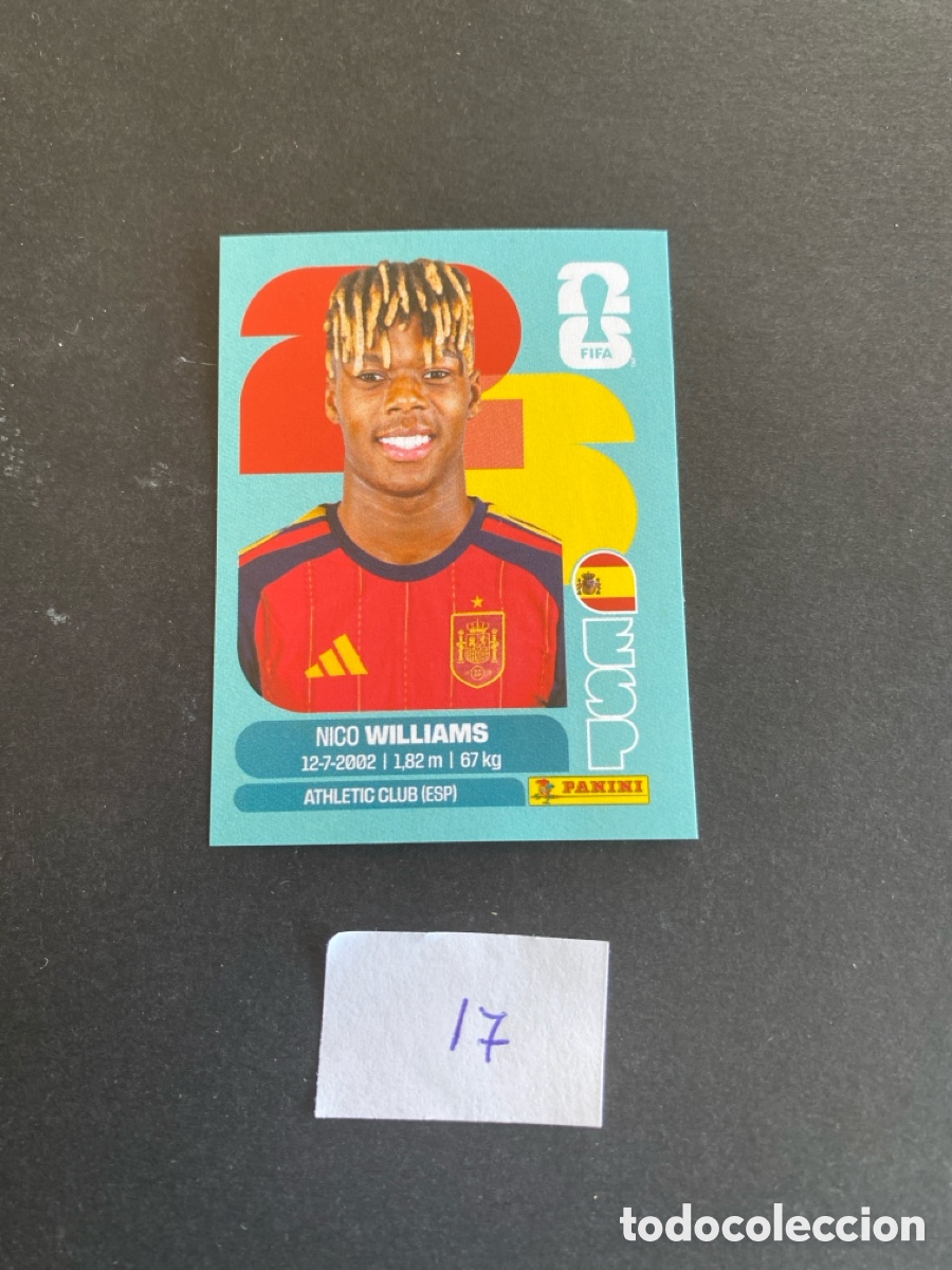Cromos de F&uacute;tbol: Cromo Espa&ntilde;a Mundial 2026 N* 17 nuevo