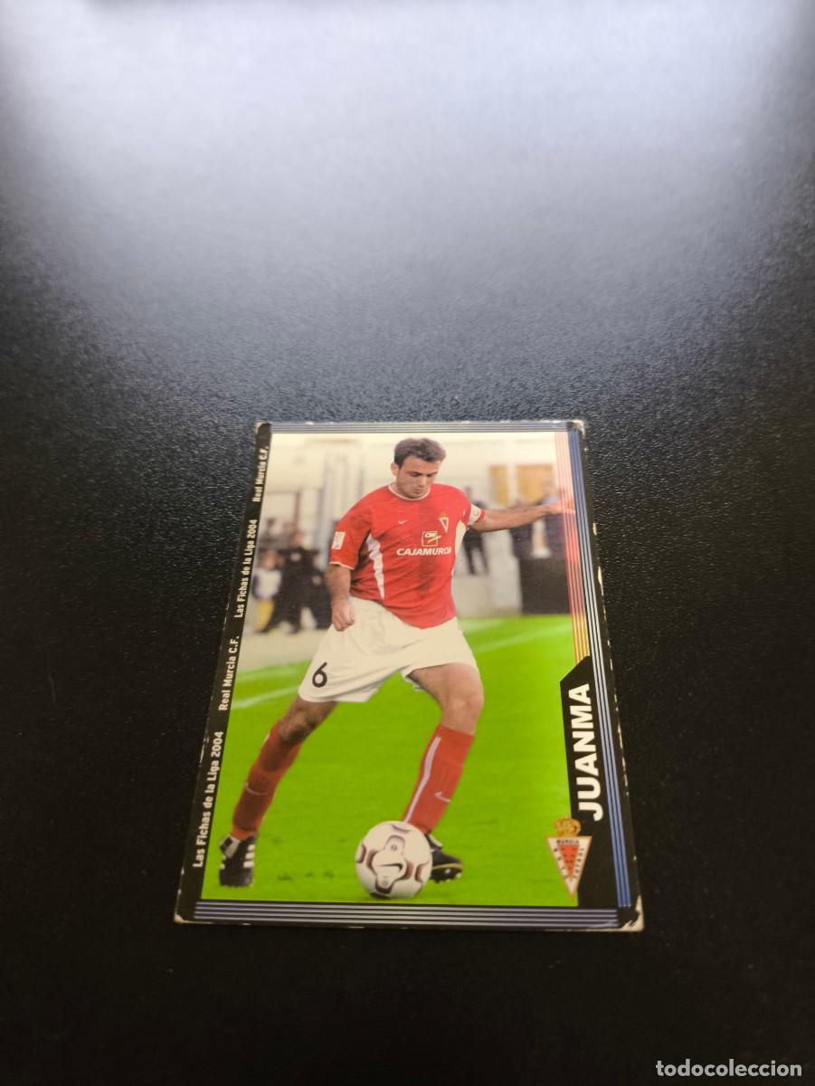 Cromos de F&uacute;tbol: 466 Juanma REAL MURCIA MUNDICROMO LIGA 2003 2004 03 04 NO PANINI ESTE CROMO CARD