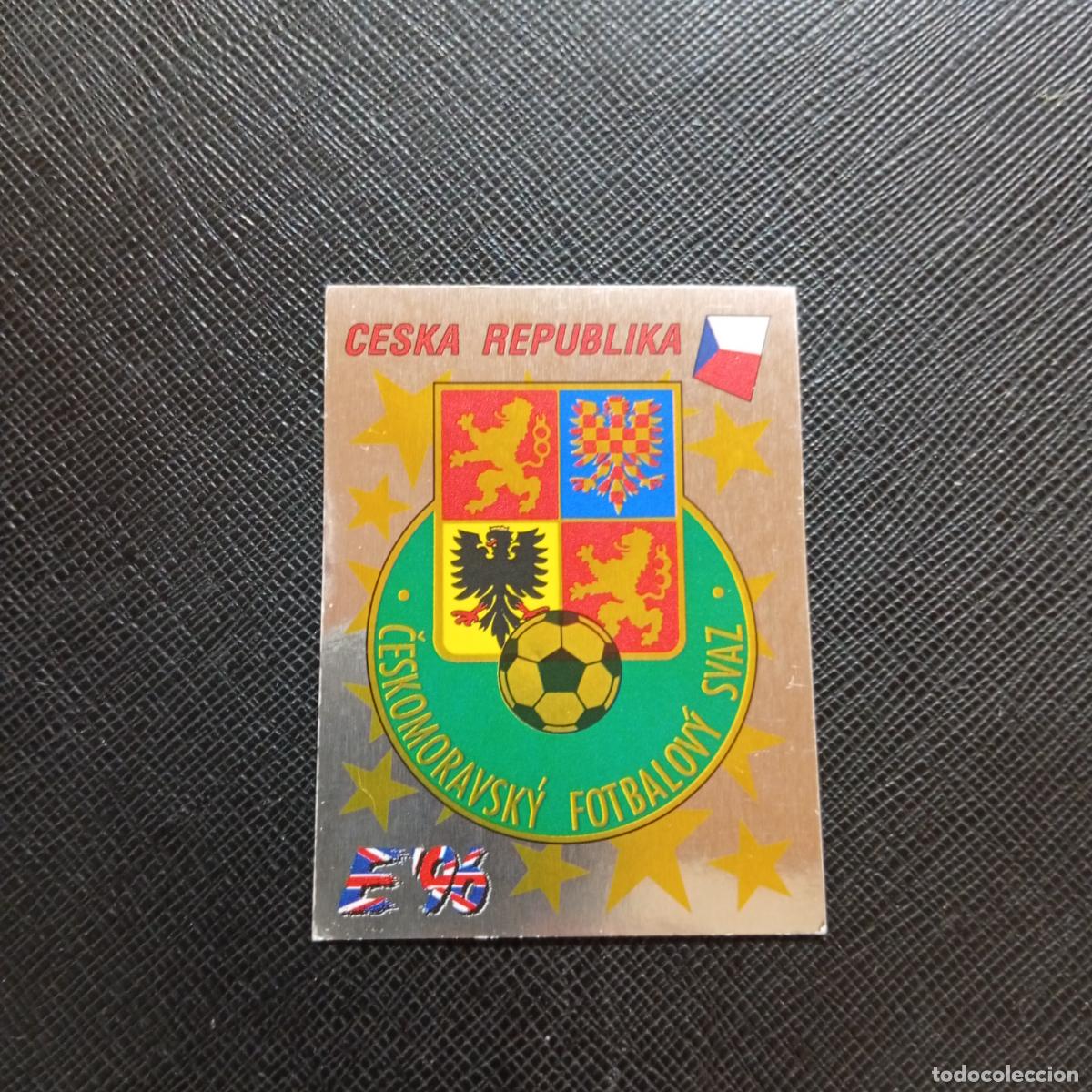 Cromos de F&uacute;tbol: 215 ESCUDO R CHECA PANINI 1996 EUROCOPA INGLATERRA EURO 96 - SIN PEGAR - A10 PG253