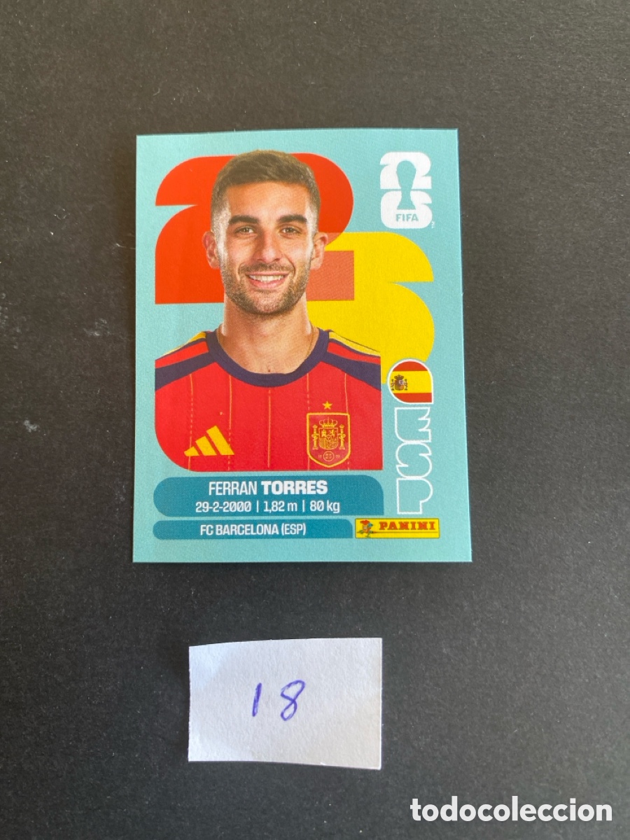 Cromos de F&uacute;tbol: Cromo Espa&ntilde;a Mundial 2026 N* 18 nuevo