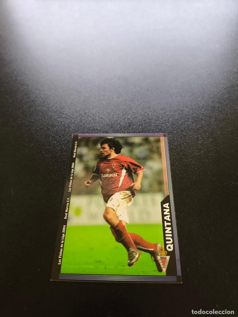 Cartes &agrave; collectionner de Football: 478 Quintana REAL MURCIA MUNDICROMO LIGA 2003 2004 03 04 NO PANINI ESTE CROMO CARD