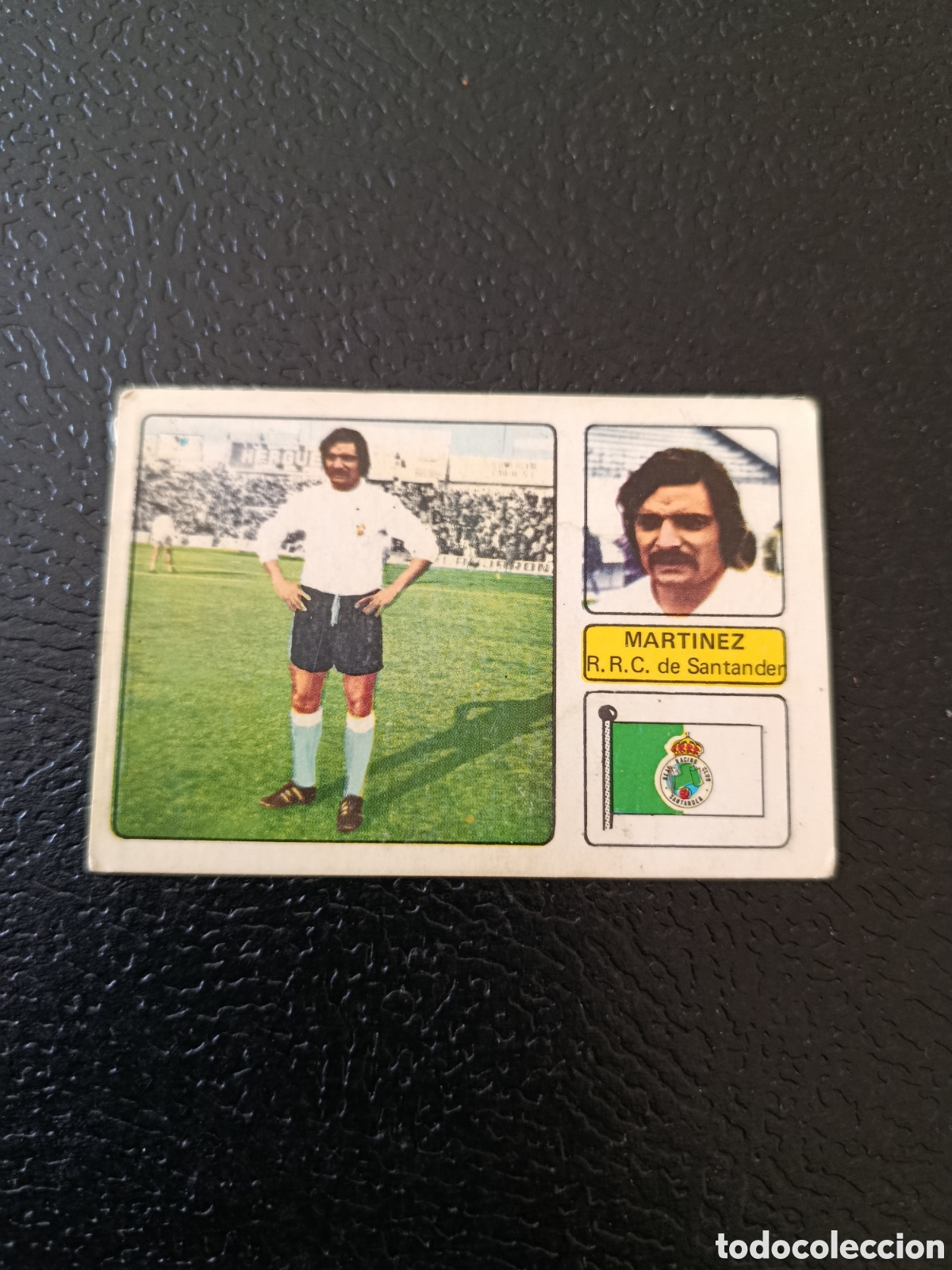 Cromos de F&uacute;tbol: EDITORIAL FHER LIGA 73 74 1973 1974 CROMO DESPEGADO FICHAJE N&ordm; 16 MARTINEZ RACING DE SANTANDER