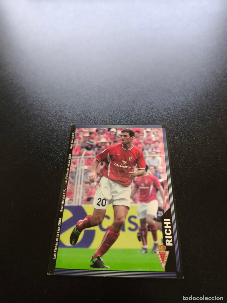 Cromos de F&uacute;tbol: 482 Richi REAL MURCIA MUNDICROMO LIGA 2003 2004 03 04 NO PANINI ESTE CROMO CARD