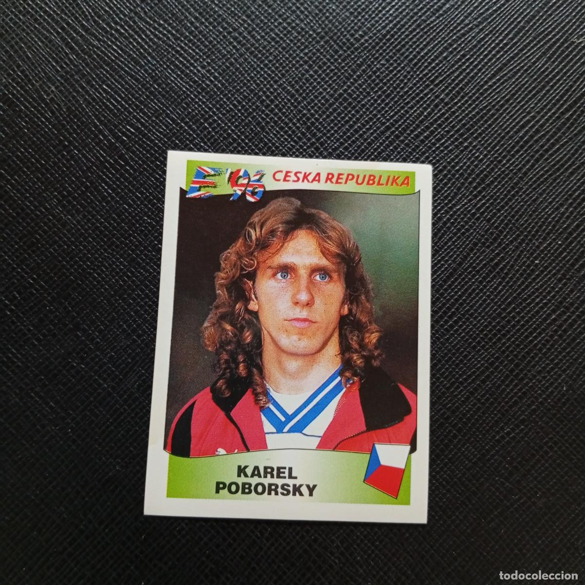 Cromos de F&uacute;tbol: 223 KAREL POBORSKY R CHECA PANINI 1996 EUROCOPA INGLATERRA EURO 96 - SIN PEGAR - A10 PG298