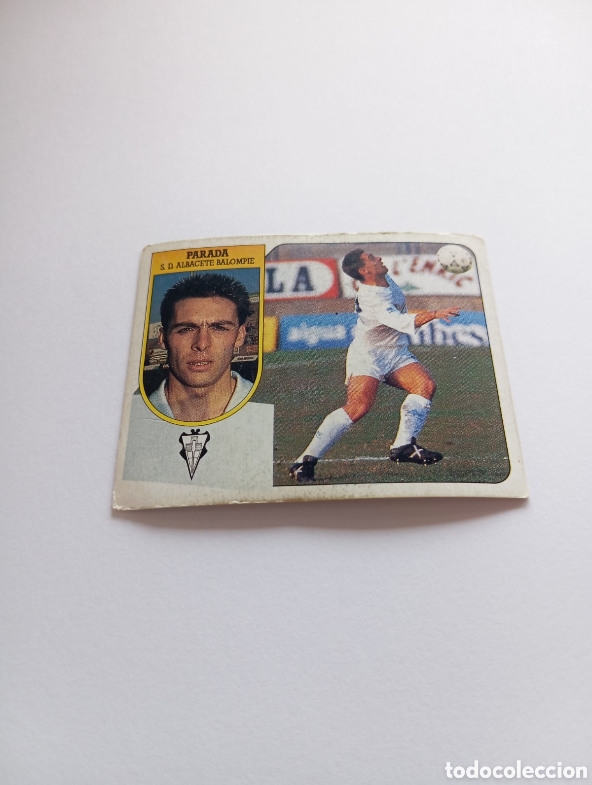 Cromos de F&uacute;tbol: PARADA Albacete Liga Este 1991 1992 CART&Oacute;N Panini 91 92