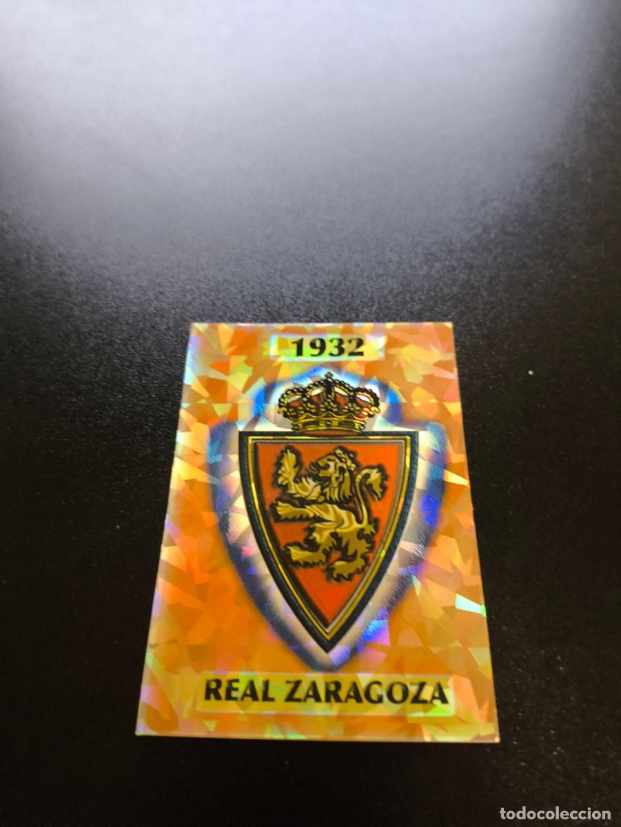 Cromos de F&uacute;tbol: 487 ESCUDO REAL ZARAGOZA MUNDICROMO LIGA 2003 2004 03 04 NO PANINI ESTE CROMO CARD