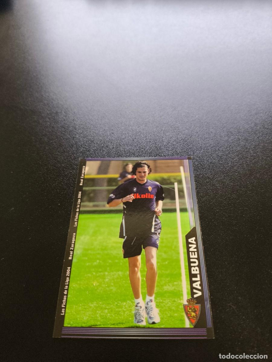 Football Stickers: 491 Valbuena REAL ZARAGOZA MUNDICROMO LIGA 2003 2004 03 04 NO PANINI ESTE CROMO CARD