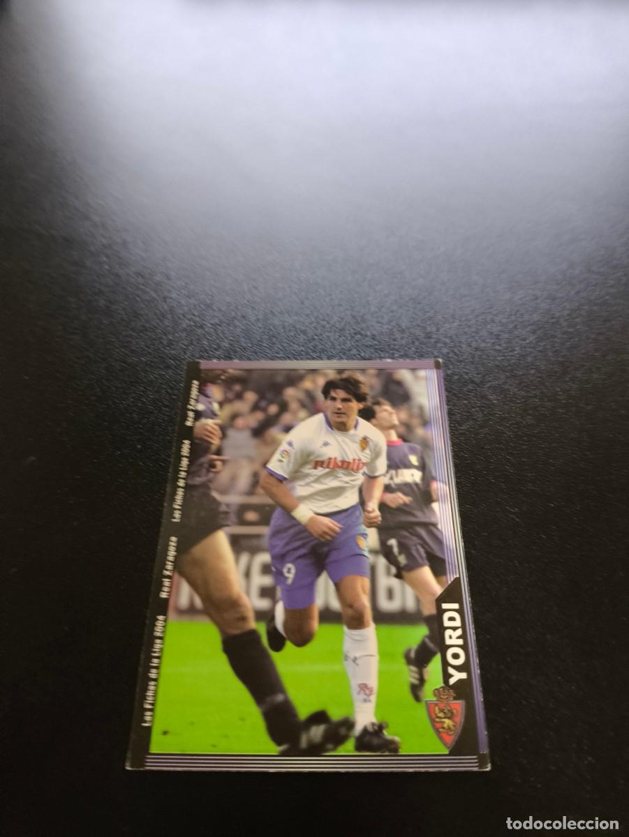 Cromos de Futebol: 497 Yordi REAL ZARAGOZA MUNDICROMO LIGA 2003 2004 03 04 NO PANINI ESTE CROMO CARD