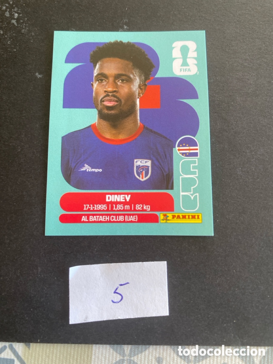 Cromos de Futebol: Cromo Cabo Verde Mundial 2026 N* 5 nuevo