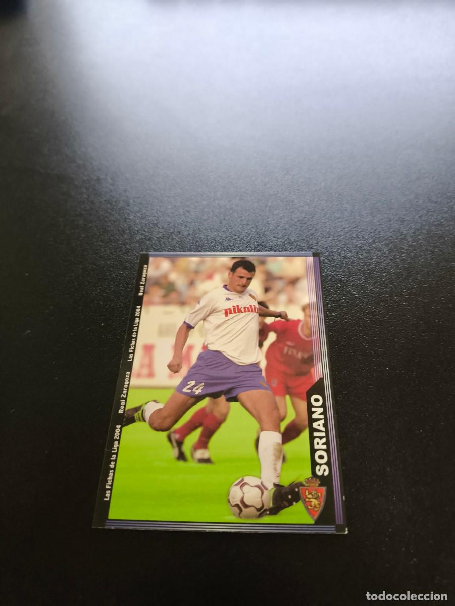 Cromos de F&uacute;tbol: 500 Soriano REAL ZARAGOZA MUNDICROMO LIGA 2003 2004 03 04 NO PANINI ESTE CROMO CARD