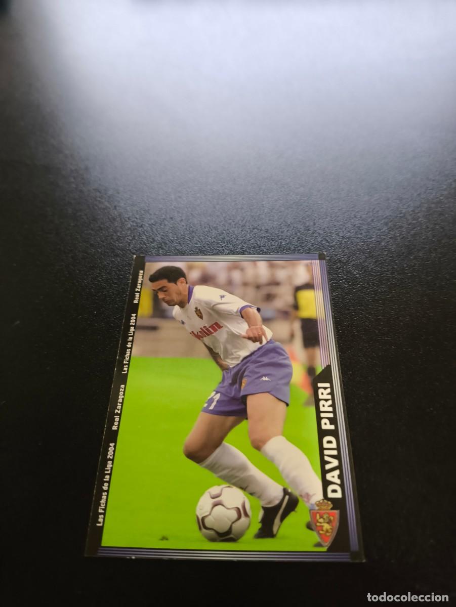 Cromos de Futebol: 501 David Pirri REAL ZARAGOZA MUNDICROMO LIGA 2003 2004 03 04 NO PANINI ESTE CROMO CARD