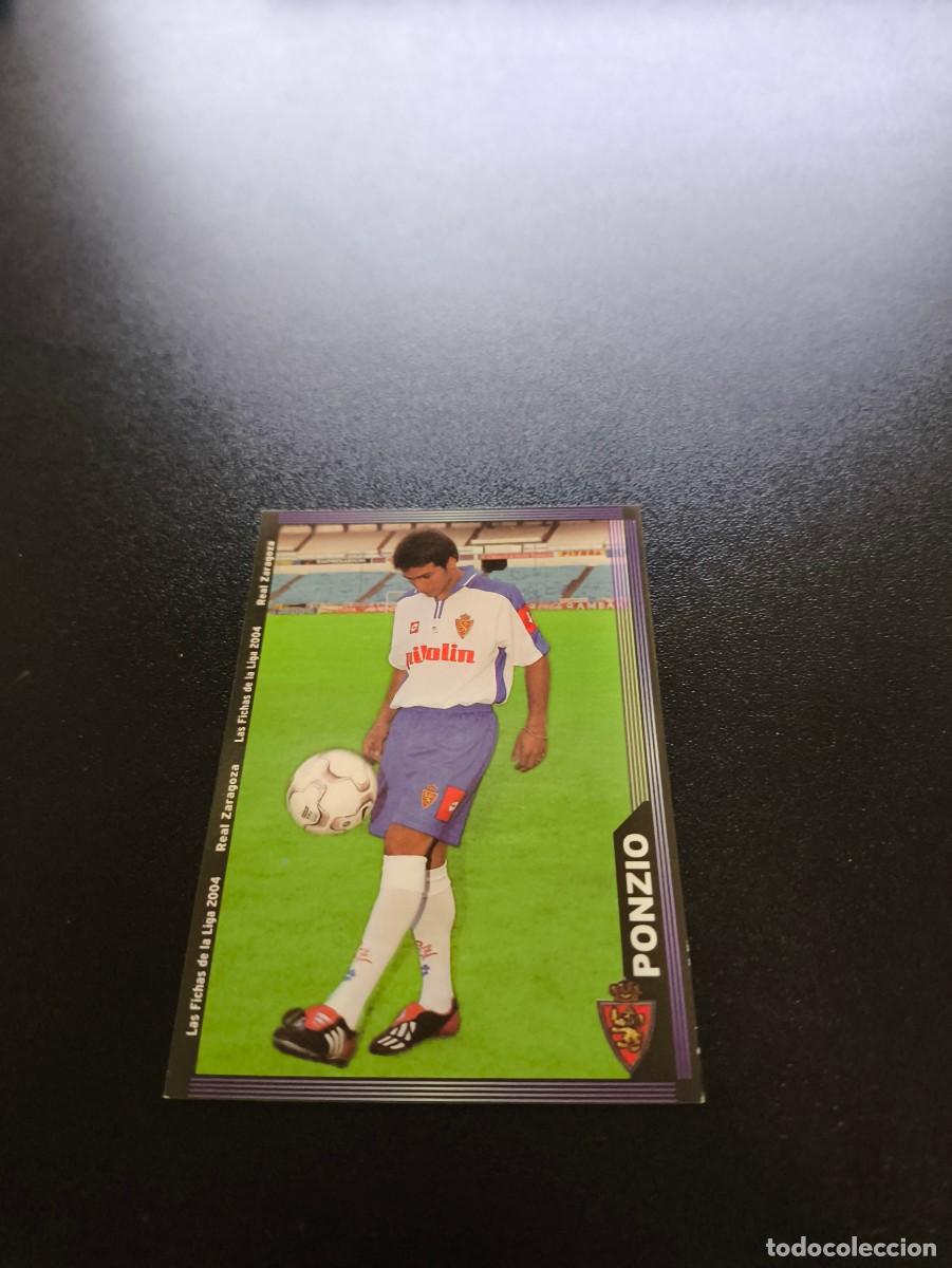 Cromos de F&uacute;tbol: 502 Ponzio REAL ZARAGOZA MUNDICROMO LIGA 2003 2004 03 04 NO PANINI ESTE CROMO CARD