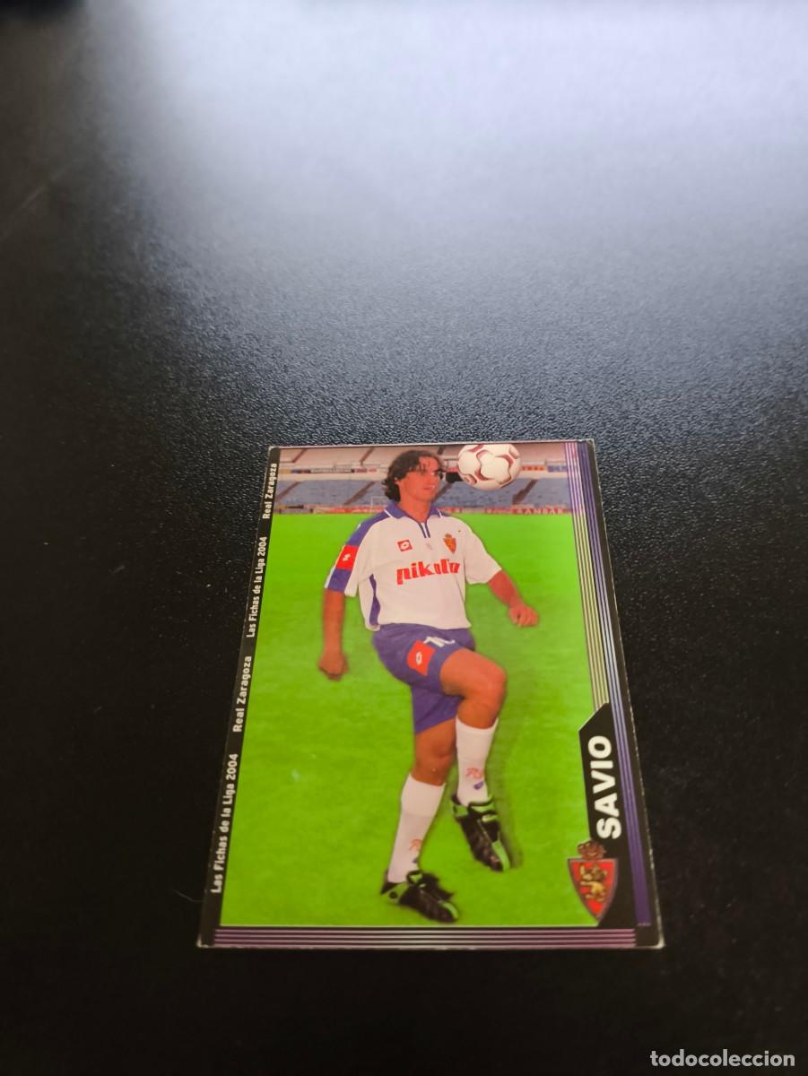 Cromos de F&uacute;tbol: 509 Savio REAL ZARAGOZA MUNDICROMO LIGA 2003 2004 03 04 NO PANINI ESTE CROMO CARD
