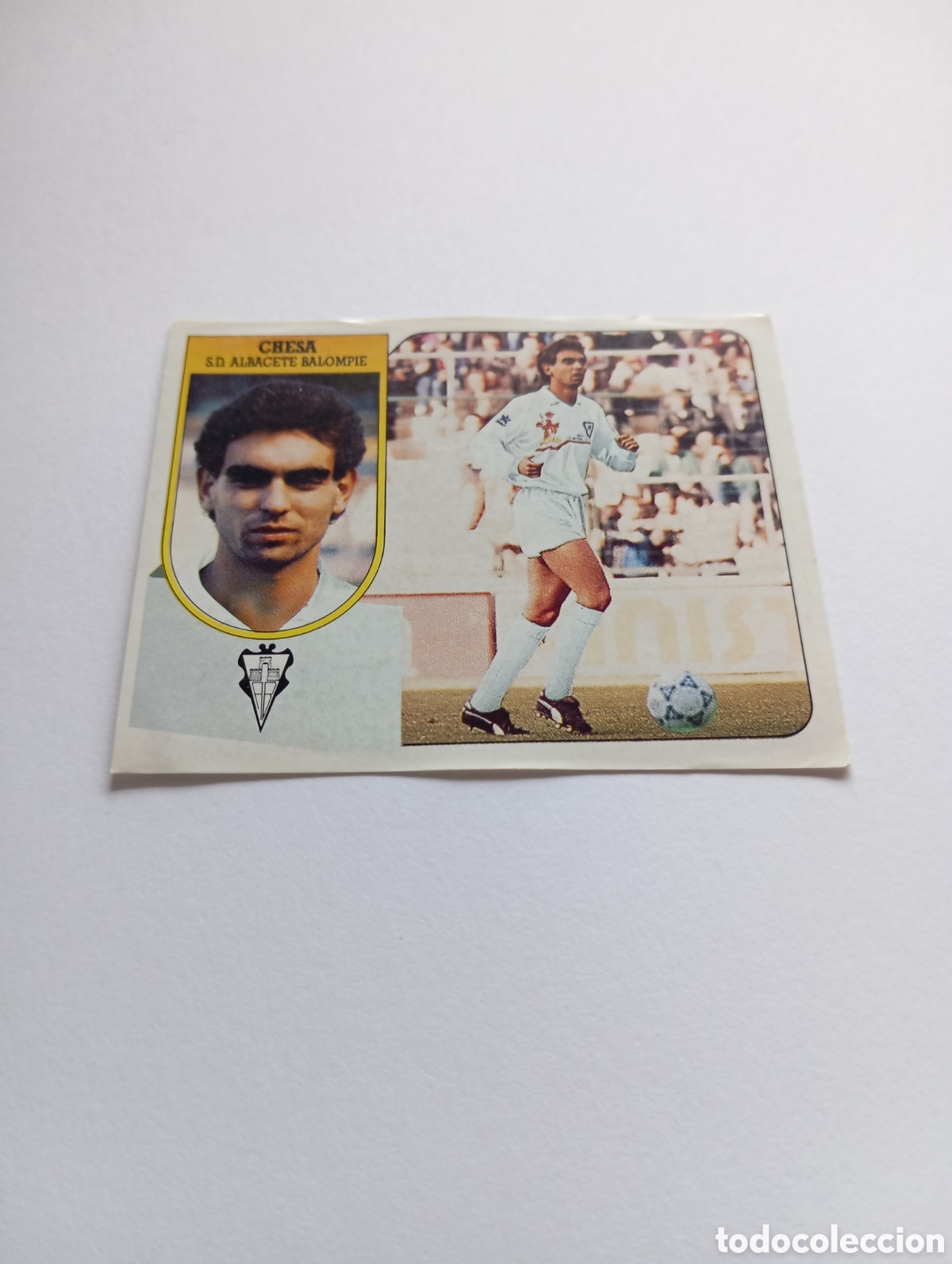Cromos de F&uacute;tbol: CHESA COLOCA Albacete Liga Este 1991 1992 ADHESIVO Panini 91 92 NUEVO SIN PEGAR