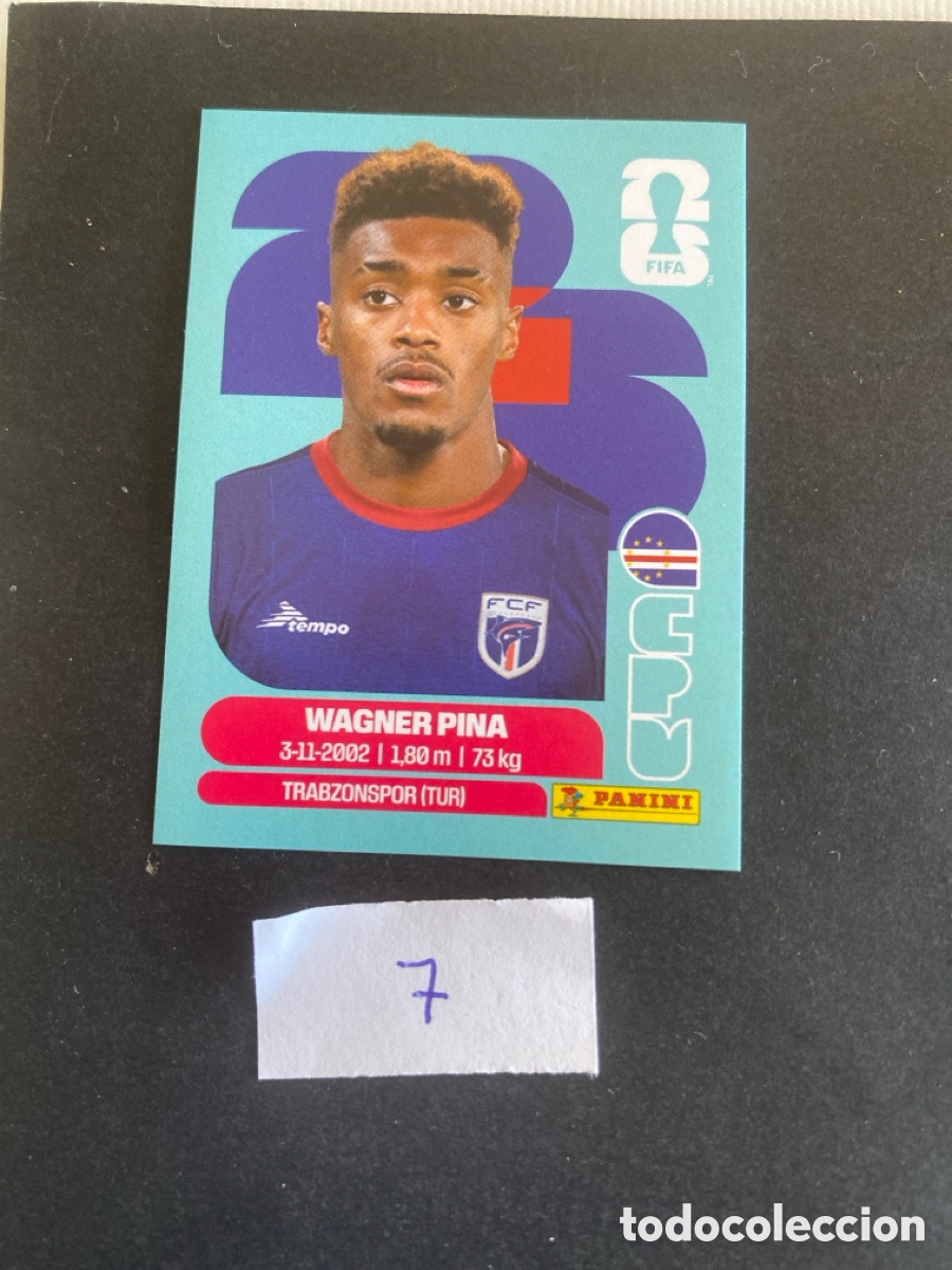 Cromos de F&uacute;tbol: Cromo Cabo Verde Mundial 2026 N* 7 nuevo