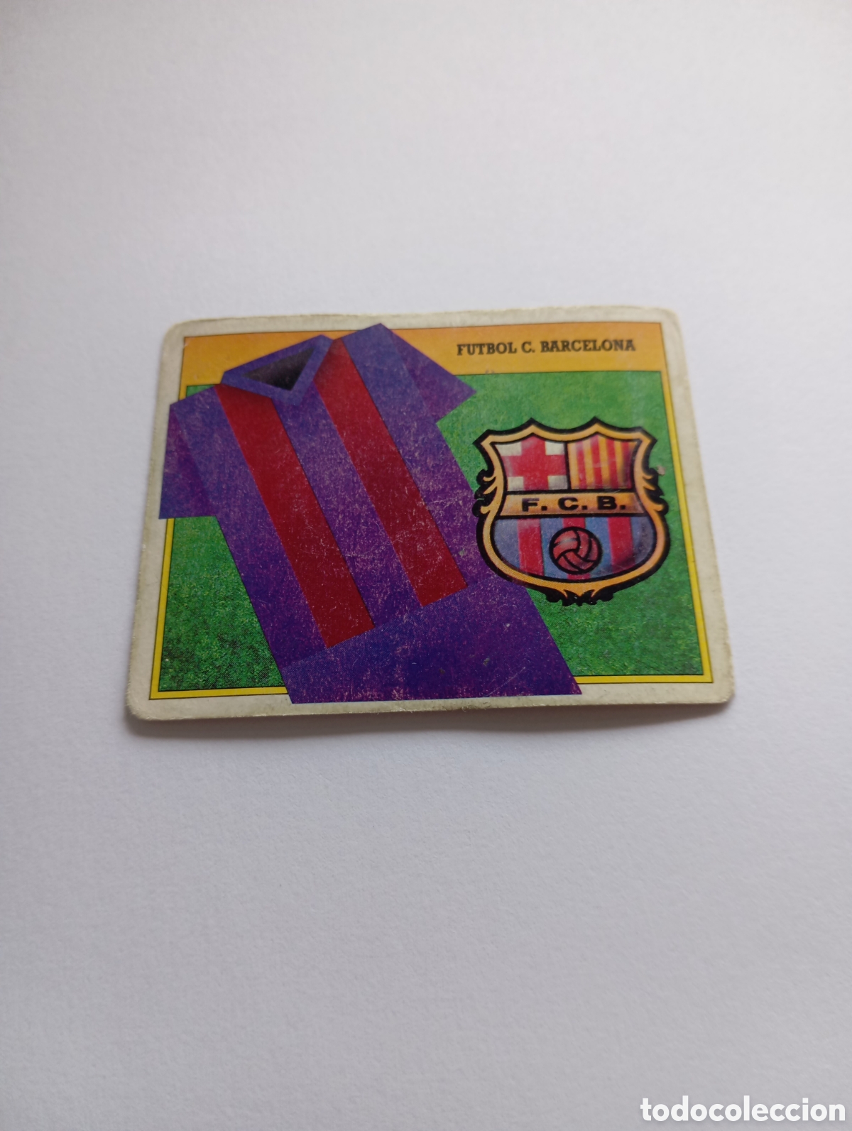 Football Stickers: ESCUDO Barcelona Liga Este 1991 1992 CART&Oacute;N Panini 91 92 SIN PEGAR