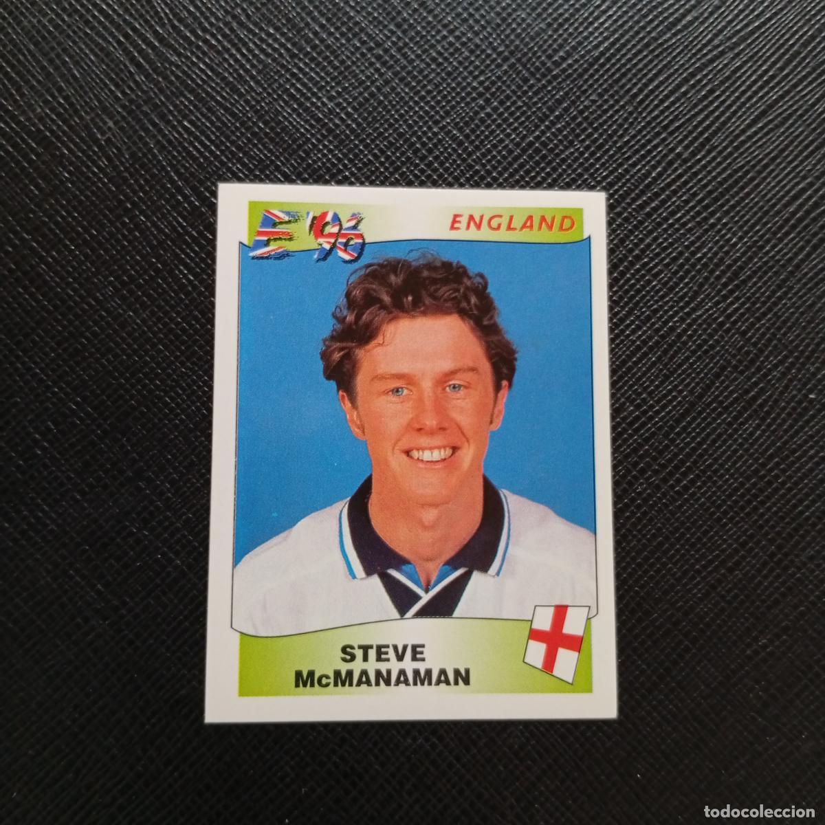 Football Stickers: 48 STEVEN McMANAMAN INGLATERRA PANINI 1996 EUROCOPA INGLATERRA EURO 96 - SIN PEGAR - A42 PG2
