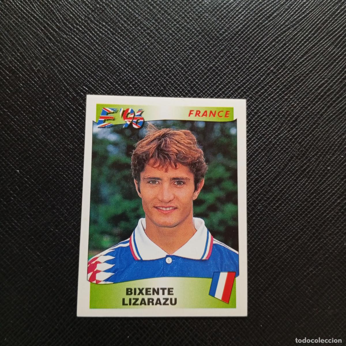 Football Stickers: 182 BICENTE LIZARAZU FRANCIA PANINI 1996 EUROCOPA INGLATERRA EURO 96 - SIN PEGAR - A42 PG3