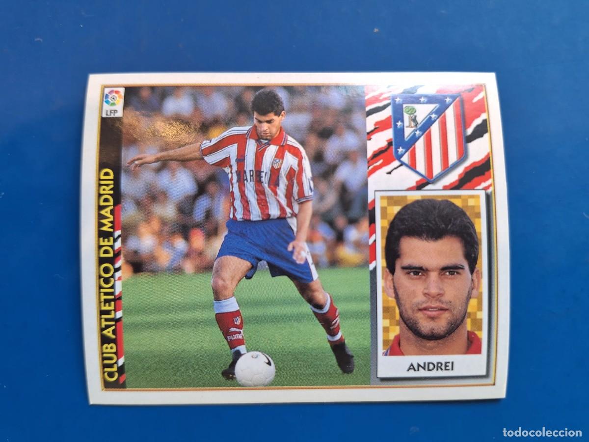 Cromos de F&uacute;tbol: Este 1997 1998 97 98 Andrei at. Atletico de Madrid coloca sin pegar nuevo